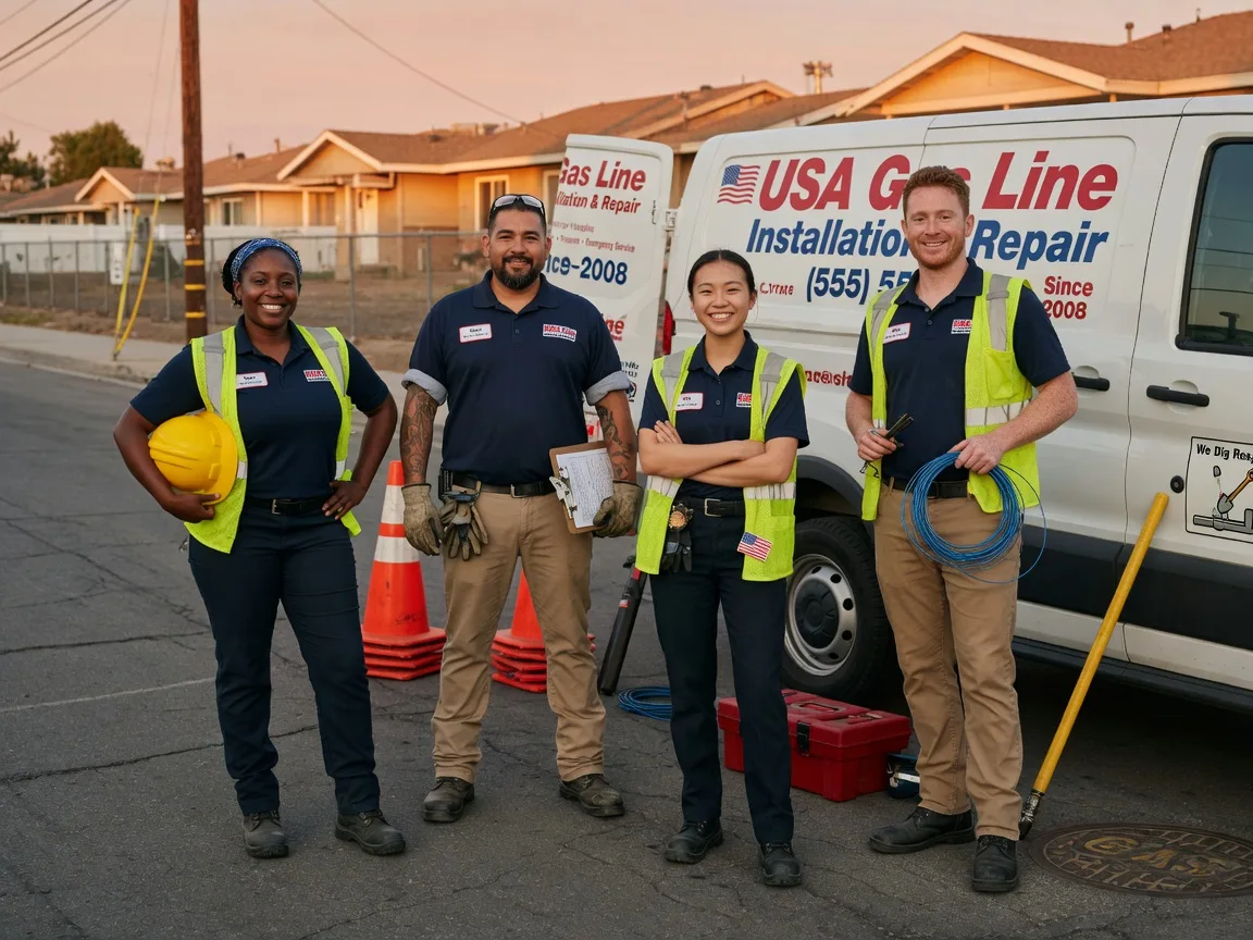 Gas Line Installation company in Bleiblerville, TX